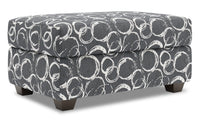  Pouf de rangement The Trunk de Sofa Lab de 39 po fabriqué au Canada en tissu - Heather multicolore 