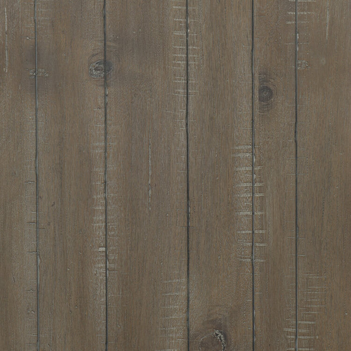 Table de salon rustique Winston de 54 po avec rangement et tablette - brun clair avec fini bois de grève