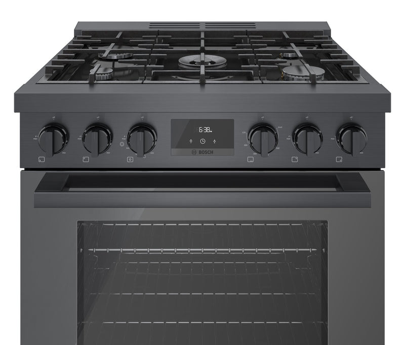  Cuisinière à gaz amovible Bosch de série 800 de 3,7 pi3 de style industriel - HGS8045UC
