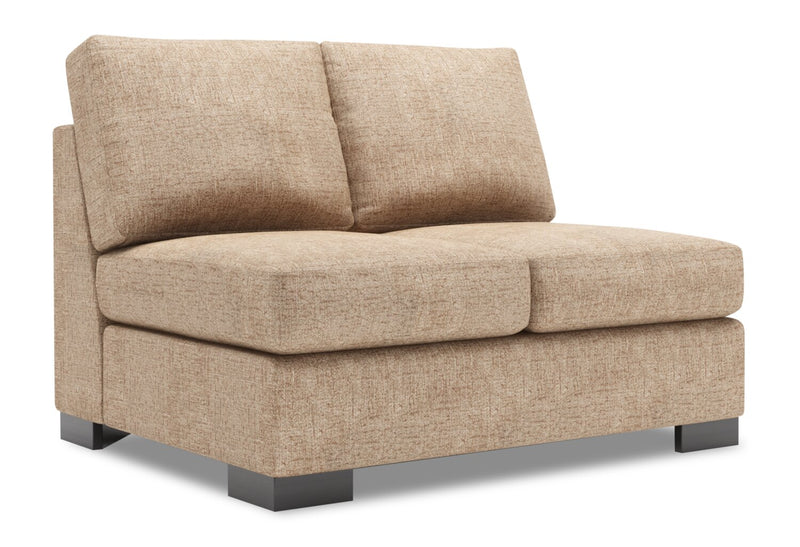 Causeuse sans accoudoirs Track de la collection Sofa Lab - Luxury Taupe