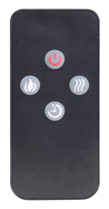 Meuble pour téléviseur moderne Axel de 74 po avec foyer électrique, rangement et système de gestion des câbles pour téléviseurs jusqu’à 85 po - taupe