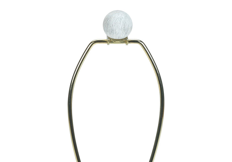 Lampe de table de 28 po en résine texturée crème