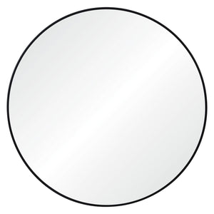 Miroir rond noir - 30 po x 30 po