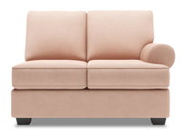  Causeuse de droite Roll de la collection Sofa Lab - Pax Rose 