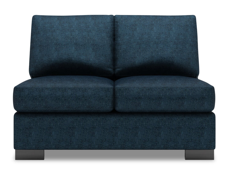 Causeuse sans accoudoirs Track de la collection Sofa Lab - Luxury Indigo