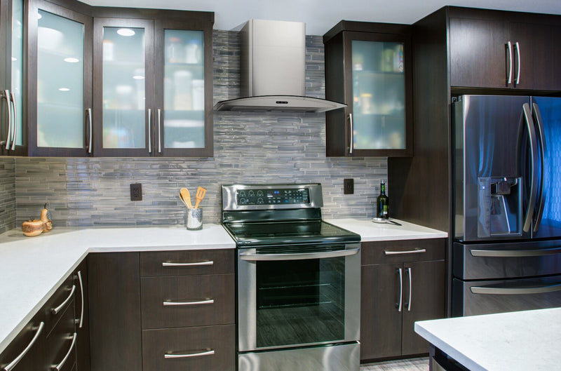 Hotte cheminée Broan Elite en verre incurvé de 30 po – EW4630SS