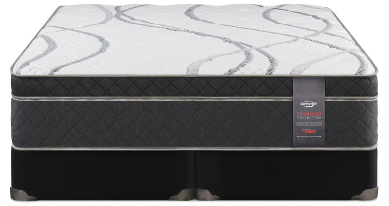 Ensemble matelas à Euro-plateau divisé Radiant de Springwall pour grand lit