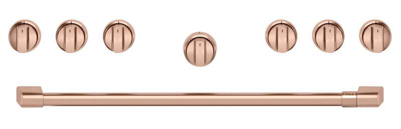 Ensemble de poignées et de boutons Café cuivre brossé pour cuisinière de 36 - CXPR6HKPTCU