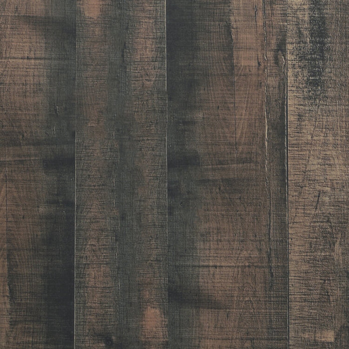 Desserte de salle à manger Amos de 45 po (L) avec rangement et support à vin intégré - brun vieilli