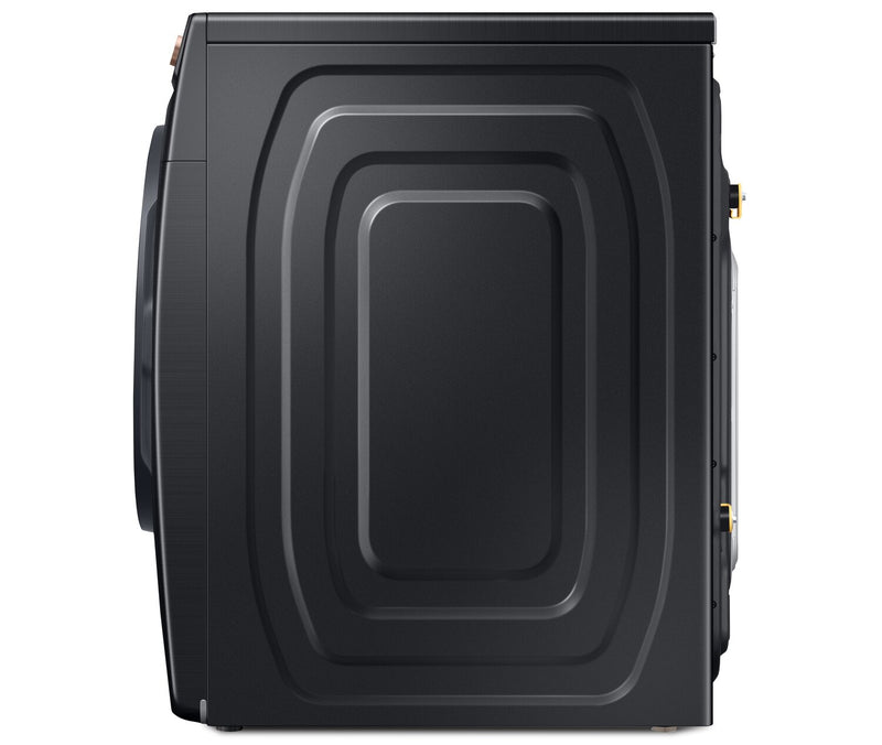 Laveuse à la vapeur Samsung à chargement frontal de 5,8 pi³ - acier inoxydable noir - superposable - WF50BG8300AVUS