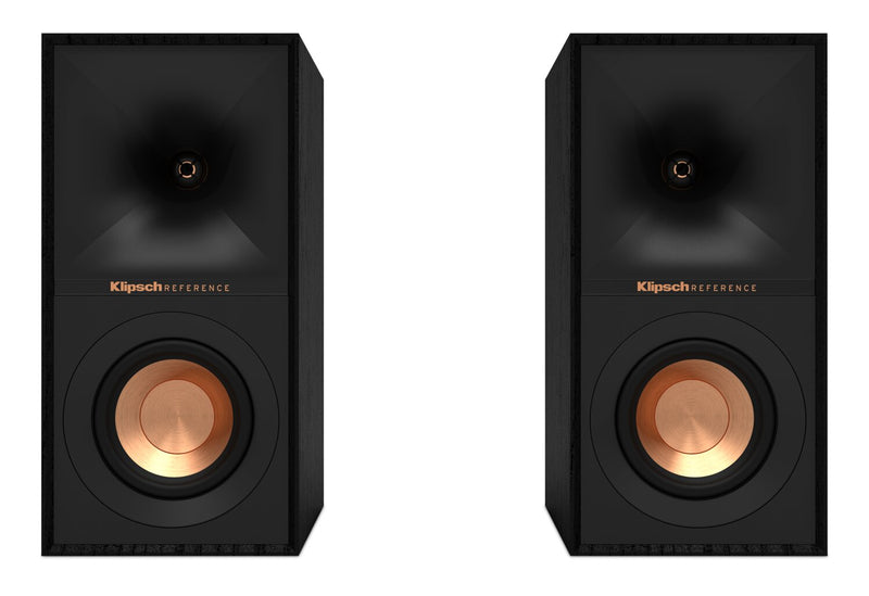 Haut-parleurs stéréo d’étagère R-40M Reference de Klipsch de 200 W 