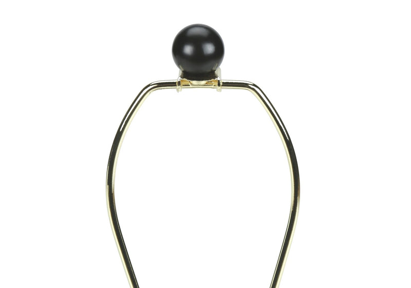 Lampe de table de 24 po en céramique texturée noire avec abat-jour ivoire