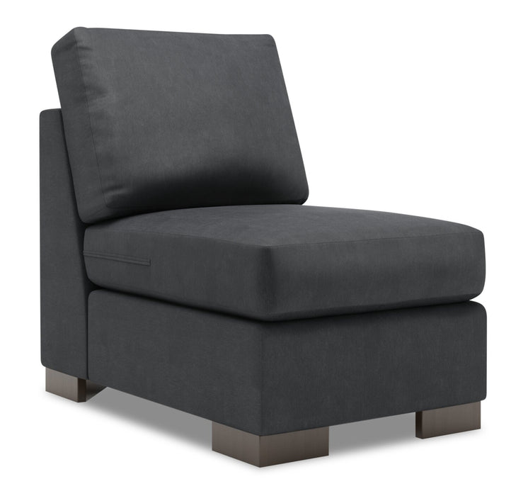 Fauteuil sans accoudoirs Track de la collection Sofa Lab - Pax Pepper