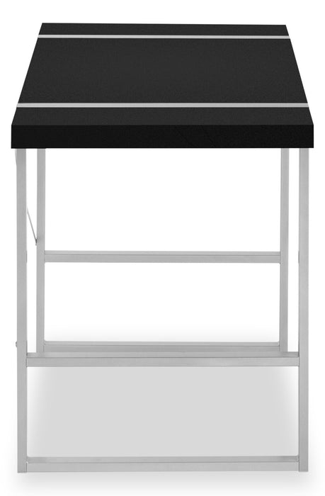 Bureau Avery de 49 po - noir