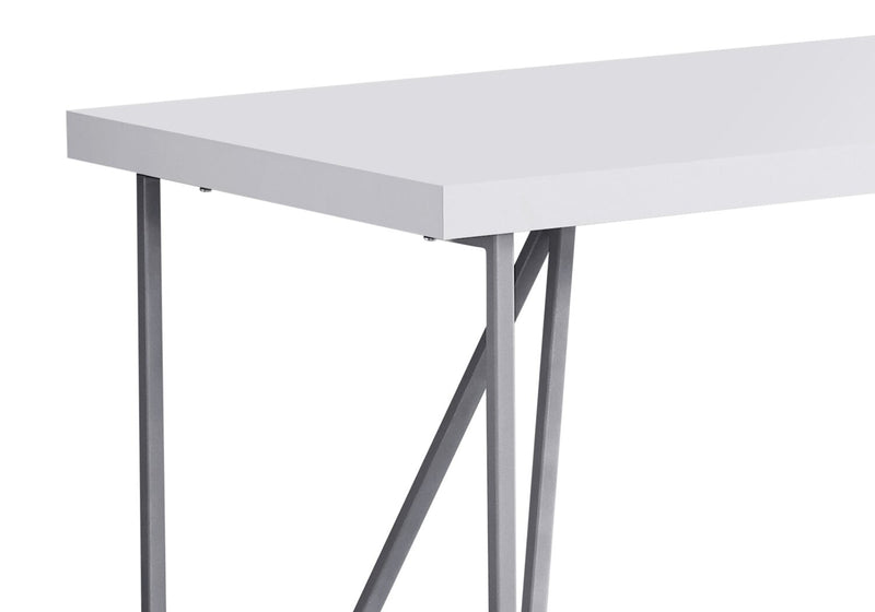 Bureau d’ordinateur Caleb de 47,25 po - blanc