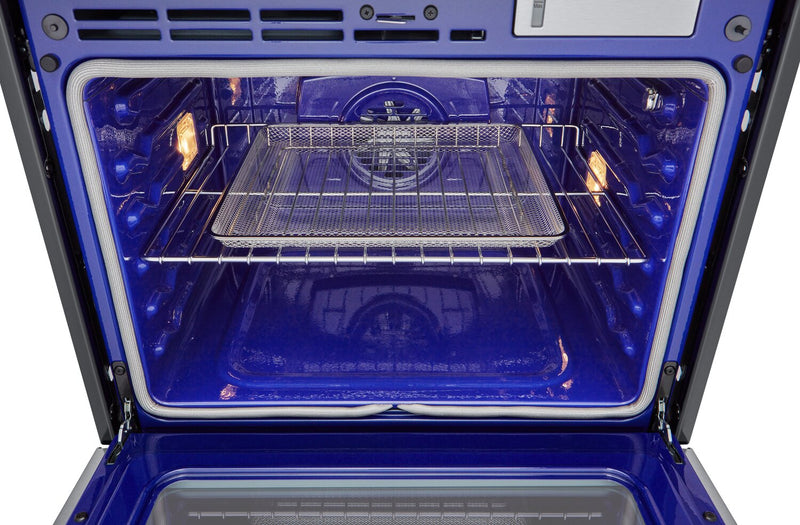 Four mural combiné électrique LG Studio de 6,4 pi³ et de 30 po avec convection véritable - acier inoxydable Smudge-ProofMD - WCES6428F