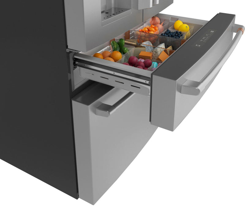 Réfrigérateur Café de 22,3 pi³ et de 36 po à 4 portes - acier inoxydable - CXE22DP2PS1