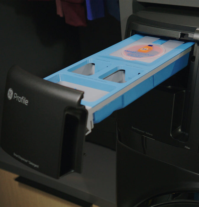 Laveuse-sécheuse tout-en-un ultrarapide Profile de 5,5 pi³ avec pompe à chaleur sans conduit et mode d’élimination de poils d’animaux - PFQ97HSPVDS