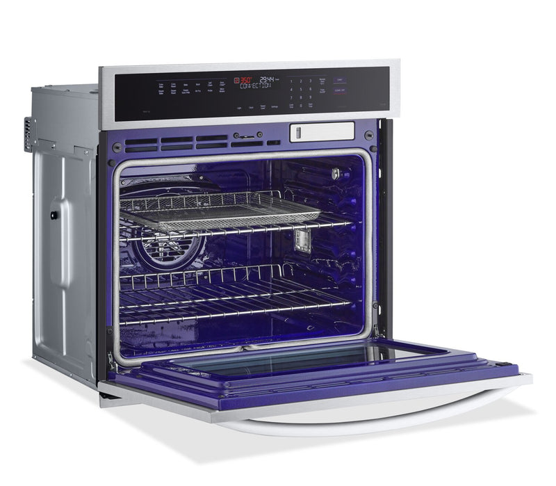 Four mural électrique LG de 4,7 pi³ et de 30 po avec convection par ventilateur - acier inoxydable Smudge-ProofMD - WSEP4727F
