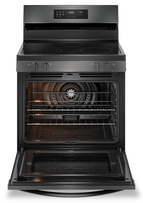 Cuisinière électrique Frigidaire de 5,3 pi³ avec friture à air et cuisson par convection - acier inoxydable noir - FCRE308CAD