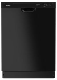 Lave-vaisselle encastré Whirlpool de 24 po et de 57 dBA avec commandes à l’avant - noir - WDF341PAPB