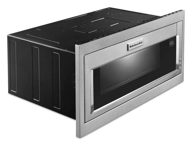 Four à micro-ondes encastré KitchenAid de 1,1 pi3 avec cuisson à 900 W - acier inoxydable - YKMBT5011KS