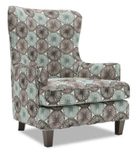 Fauteuil d’appoint à oreilles Sofa Lab de 32 po fabriqué au Canada en tissu - Spa multicolore