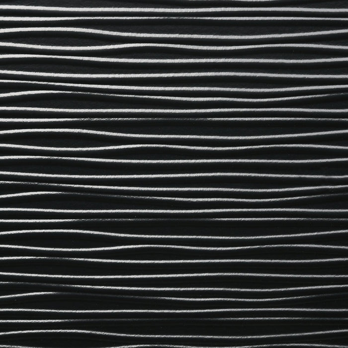 Commode moderne du milieu du 20e siècle Atlas de 60,2 po (L) x 36,8 po (H) à 6 tiroirs pour la chambre à coucher - noire