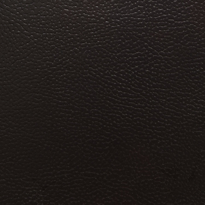 Fauteuil Addison de 42 po fabriqué au Canada en tissu d’apparence cuir avec coussin de siège amovible et capitonnage - noir mûre