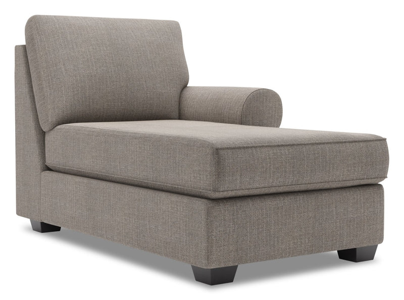 Fauteuil long de gauche Roll de la collection Sofa Lab - Luna Smoke