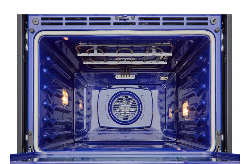 Four mural combiné électrique LG de 6,4 pi³ et de 30 po avec convection par ventilateur - acier inoxydable Smudge-ProofMD - WCEP6423F