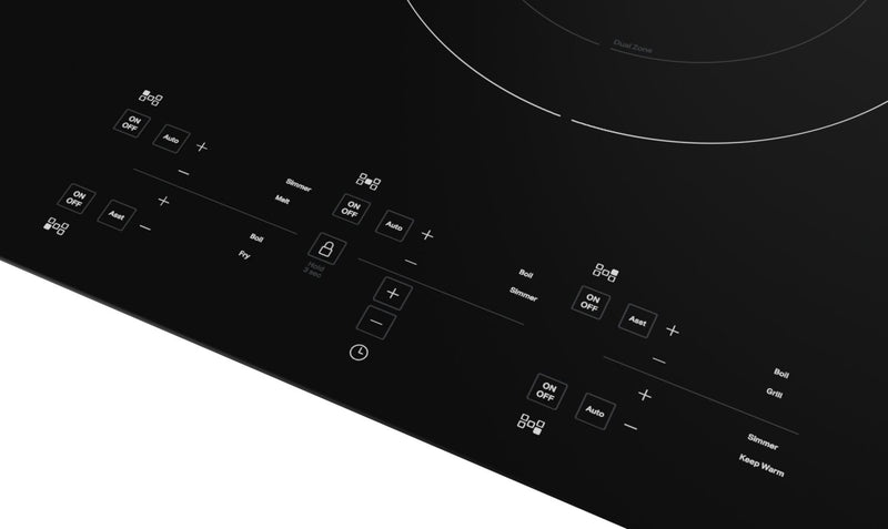 Surface de cuisson à induction KitchenAid de 36 po à 5 éléments - noire - KCIG556JBL