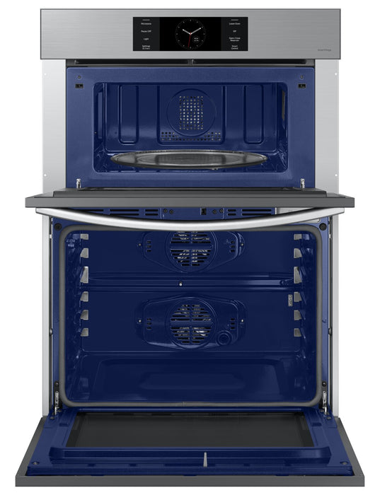 Four à micro-ondes combiné avec four mural électrique Samsung de 7 pi³ et de 30 po - acier inoxydable - NQ70CG700DSRAA