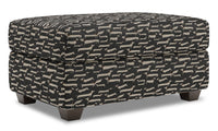  Pouf de rangement The Trunk de Sofa Lab de 39 po fabriqué au Canada en tissu - Peppercorn multicolore 