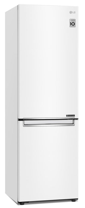 Réfrigérateur LG de 12 pi³ et de 23 po de profondeur comptoir à congélateur inférieur - blanc - LBNC12231W