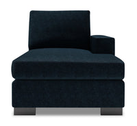  Fauteuil long de gauche Track de la collection Sofa Lab - Luxury Indigo 