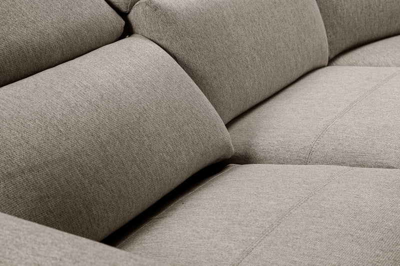 Sofa sectionnel à inclinaison électrique Adelaide 6 pièces - gris 