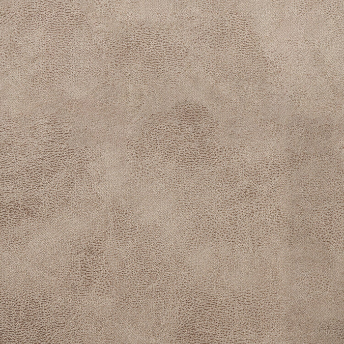 Chaise de salle à manger Eliot en tissu de cuir végétalien et en métal - taupe