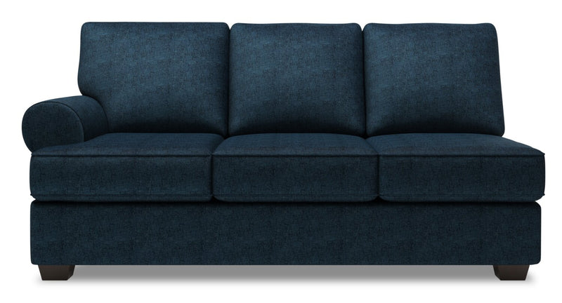 Sofa-lit de gauche Roll de la collection Sofa Lab- Luxury Indigo