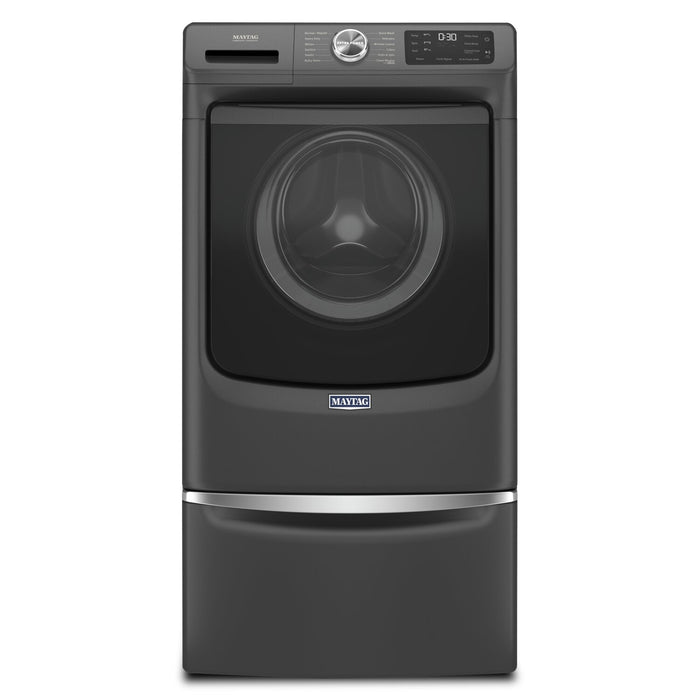 Laveuse à la vapeur haute efficacité Maytag à chargement frontal de 5,5 pi³ - noir volcan - superposable - MHW6630MBK