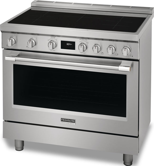 Cuisinière à induction Frigidaire Professional de 4,4 pi³ avec convection à 2 ventilateurs et surface de cuisson facile à nettoyer - acier inoxydable Smudge-ProofMD - PCFI3670AF