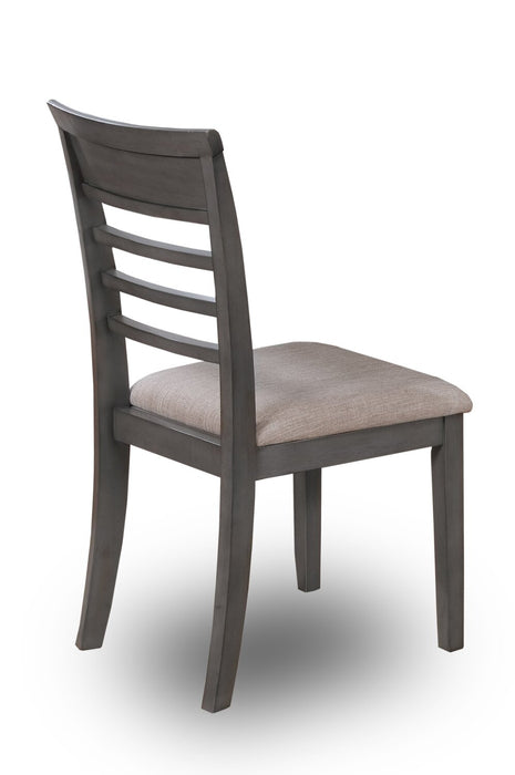 Ensemble de salle à manger Sage 5 pièces avec table de 48 po (L) et 4 chaises - gris