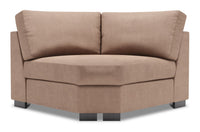  Fauteuil courbé en coin Track de la collection Sofa Lab - Pax Wicker 