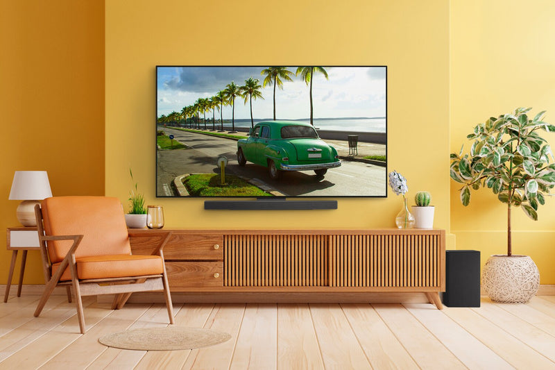 Barre de son à 3.1.3 canaux LG avec Bluetooth, Dolby AtmosMD, et caisson d’extrêmes graves sans fil (SC9S.DCANLLK)