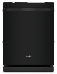  Lave-vaisselle encastré Whirlpool de 24 po et de 44 dBA avec commandes sur le dessus - noir - WDT550…