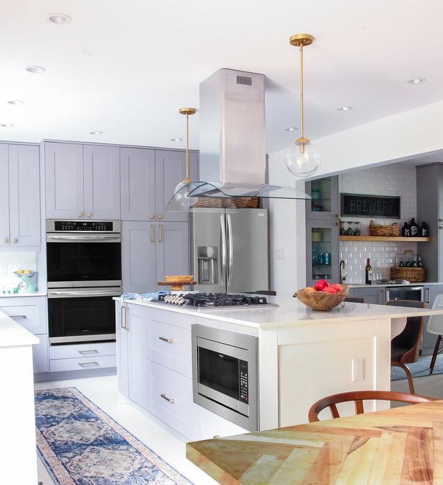 Hotte pour îlot Frigidaire de 42 po de style auvent en verre - FHPC4260LS