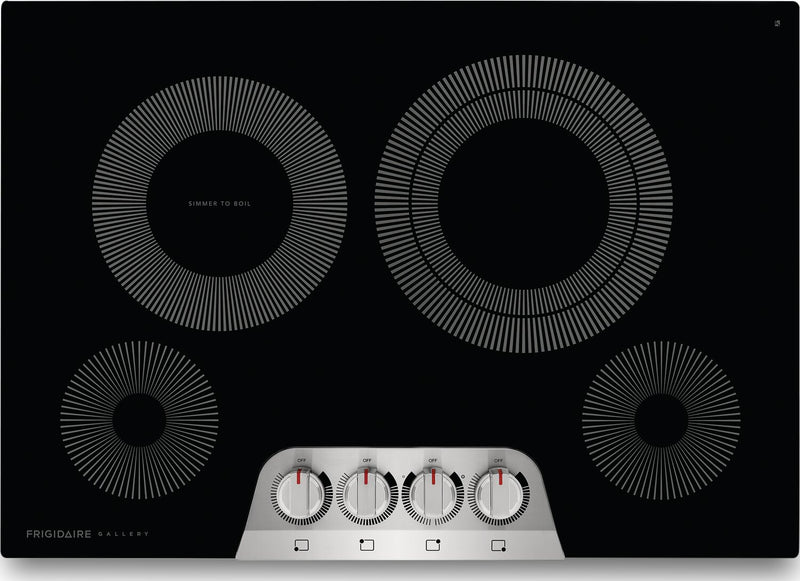 Surface de cuisson électrique Frigidaire Gallery de 30 po à 4 éléments - acier inoxydable - GCCE3049AS