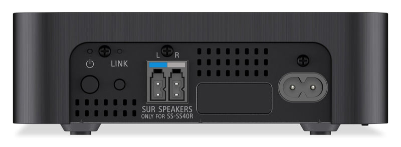 Barre de son de 600 W à 5.1 canaux SONY S40R avec caisson d’extrêmes graves et haut-parleurs arrière sans fil (HTS40R)