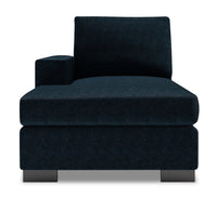 Fauteuil long de droite Track de la collection Sofa Lab - Luxury Indigo