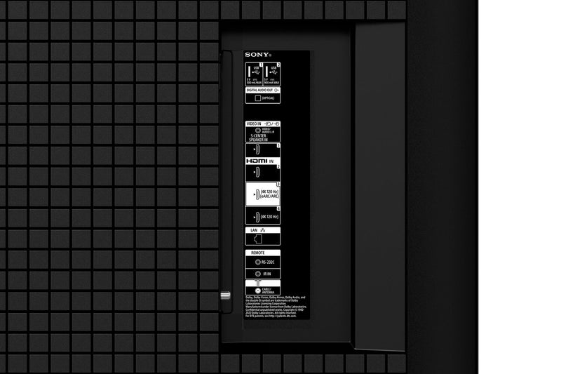  Téléviseur DEL Bravia XR de SONY UHD 4K de 65 po à 120 Hz à matrice complète avec HDR